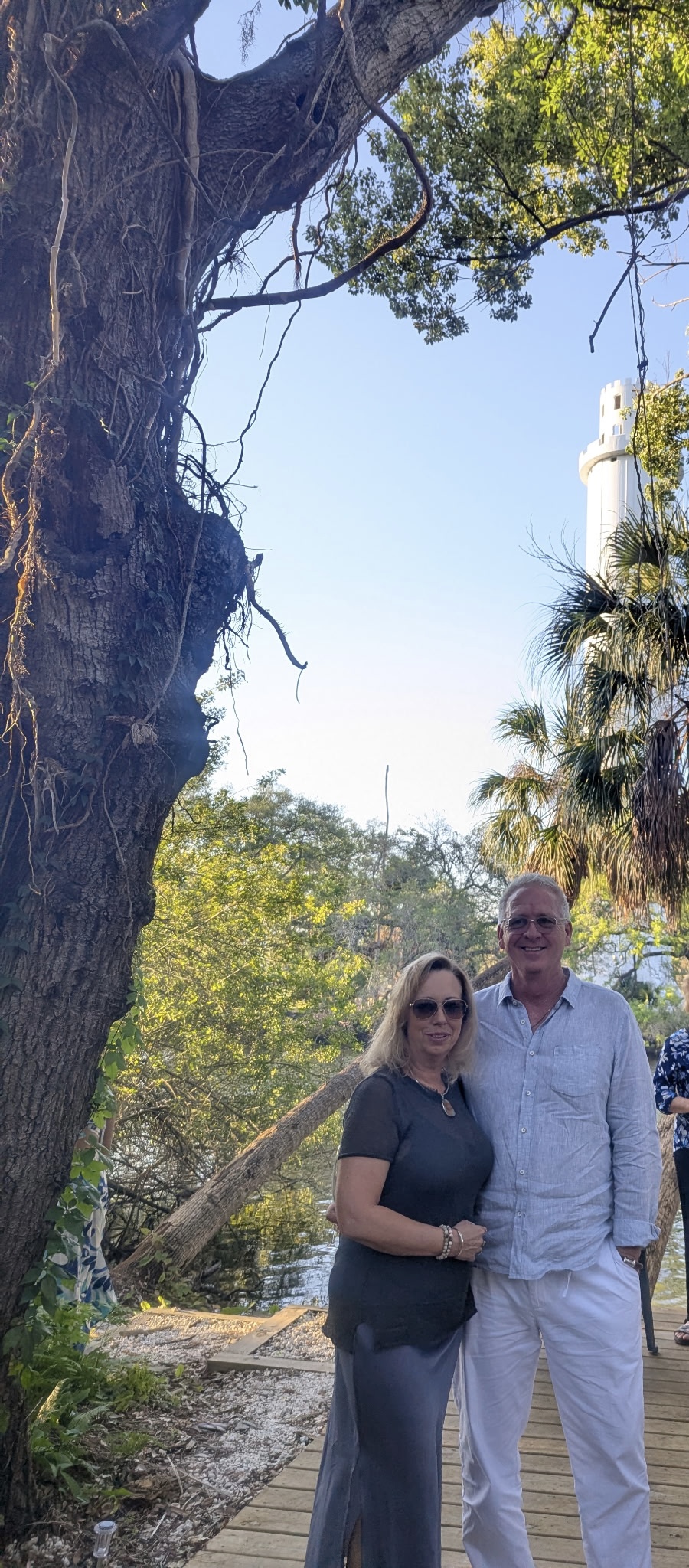 Mark Adwell and family on the Hillsborough River near Sulphur Springs Tower