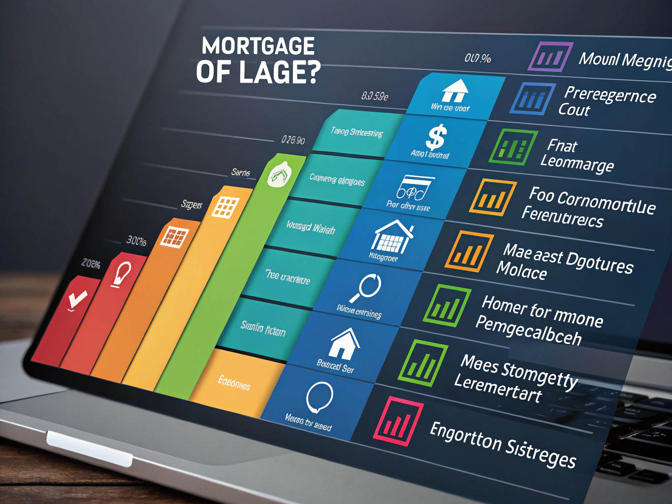 Comparison of different mortgage loan programs and interest rates